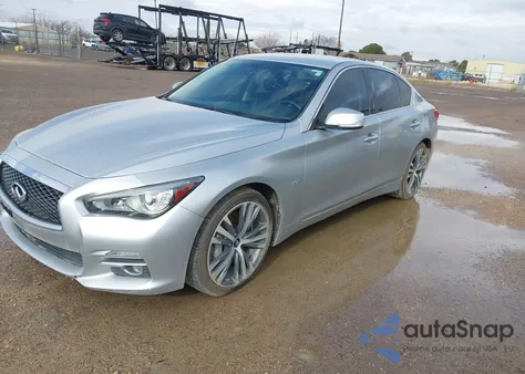 2017 Infiniti Q50 3.0T Premium из США, поврежденный, VIN JN1EV7AP2HM737834